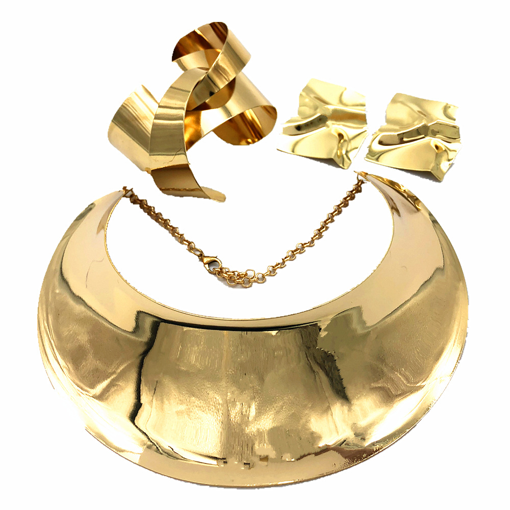 Women Accessories In Amazon - 2020年新商品 Amazonネックレスセット 首輪3点セット チョーカー クロスボーダー首輪 レディースアクセサリー