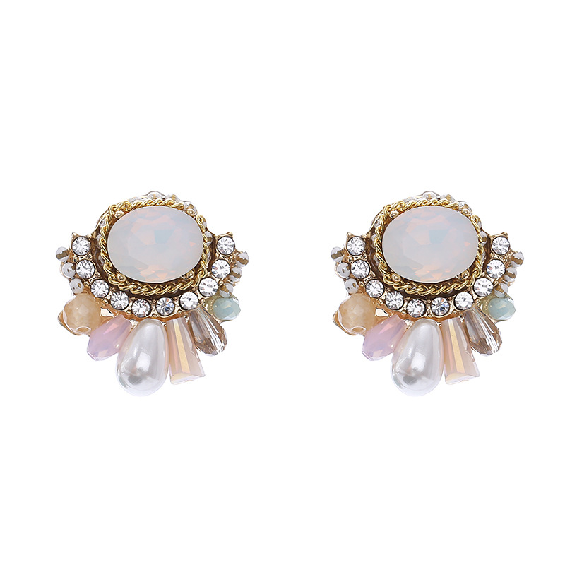 Women'S Accessories Nz - 絶妙なクリスタルスタッドピアス パンクジュエリー ピアスイヤリング 女性用 パーティー オフィス