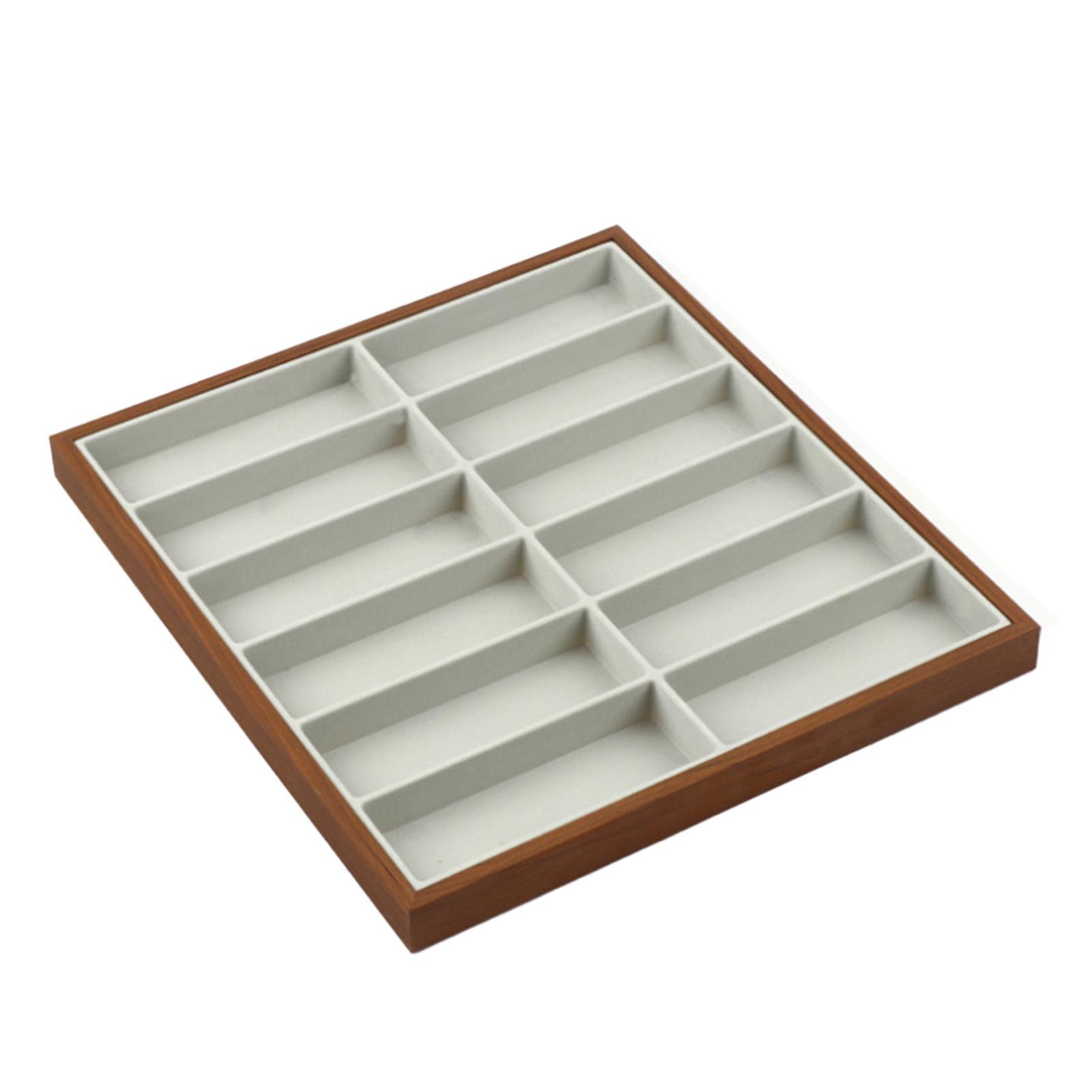 Women Accessories Drawer - メガネディスプレイボックス 12スロット ショーケース メガネ収納ボックス サングラス メガネディスプレイ