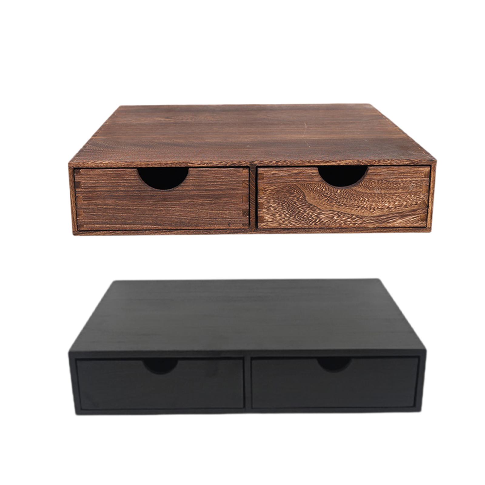 Women Accessories Drawer - コーヒーポッドホルダー 木製カプセルオーガナイザー 2段引き出し コーヒーラック キッチンカップスタンド コーヒーアクセサリーオーガナイザー