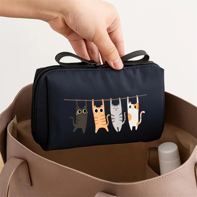 Women Accessories List - 魅力的なトラベル用化粧ポーチ 女性用 コンパクト ジッパー付き 化粧品オーガナイザー ポータブル