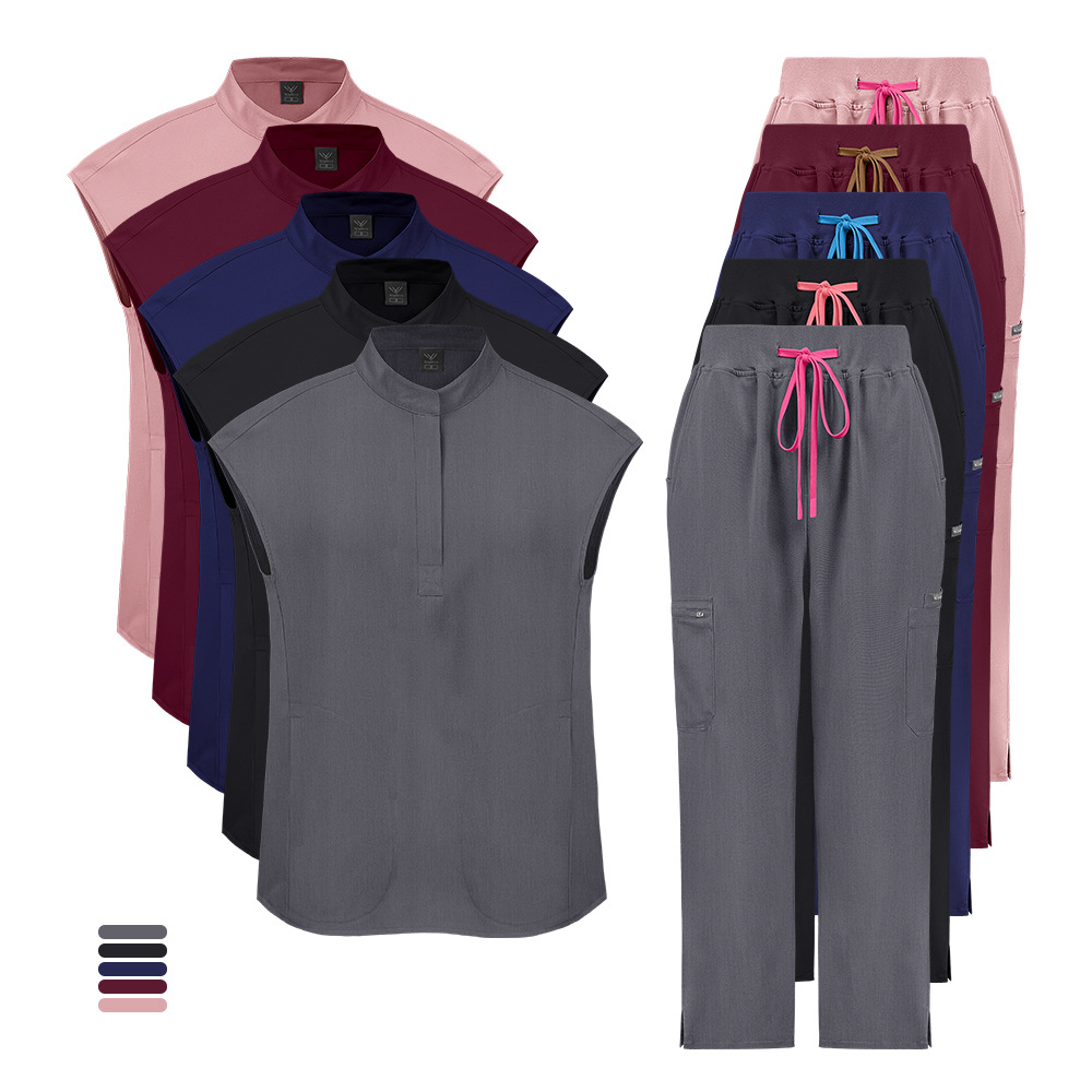 Women'S Work Accessories - 医療服女性病院スクラブセット手術室看護作業服医師看護師外科アクセサリー歯科制服