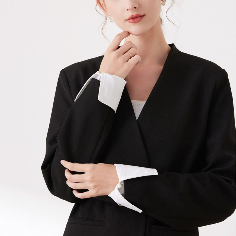 DIY エレガントなオフィスシャツ偽袖口取り外し可能な偽ハン - Women'S Work Accessories のレビューと価格