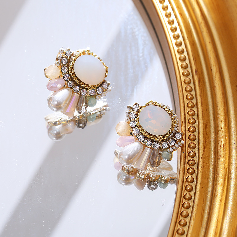 絶妙なクリスタルスタッドピアス パンクジュエリー ピアスイヤ - Women'S Accessories Nz のレビューと価格