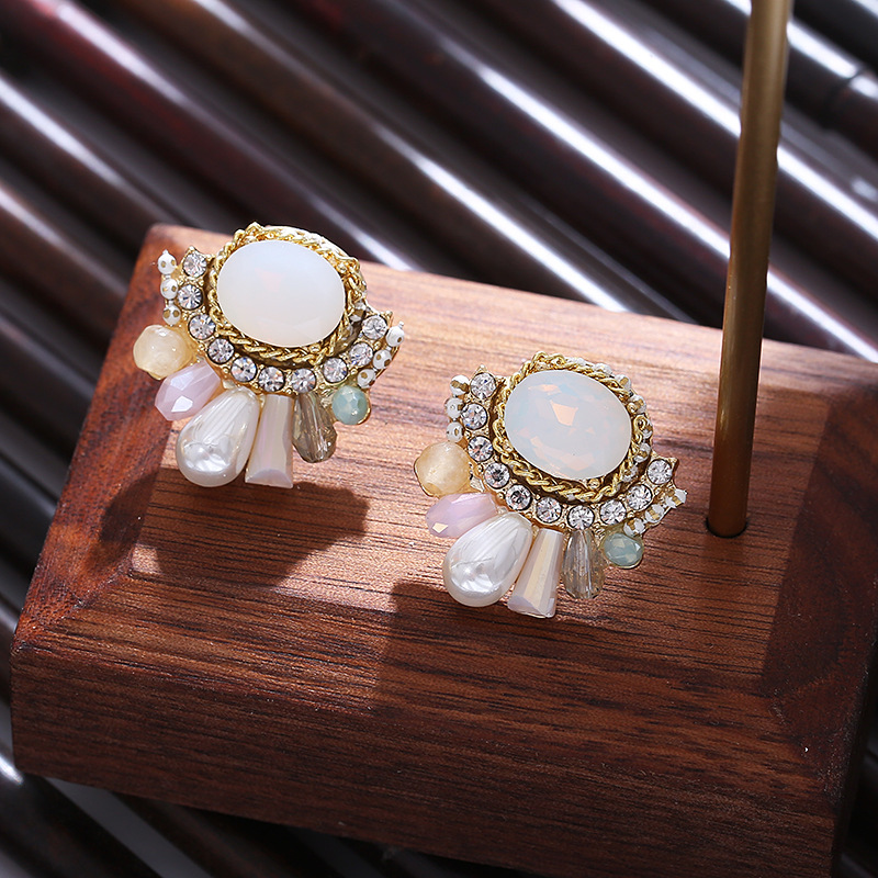 絶妙なクリスタルスタッドピアス パンクジュエリー ピアスイヤ - Women'S Accessories Nz のレビューと価格