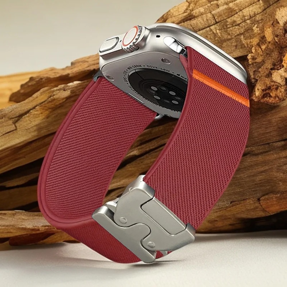 伸縮性のあるナイロンパラシュートバックルバンド Apple  - Women Accessories Website のレビューと価格