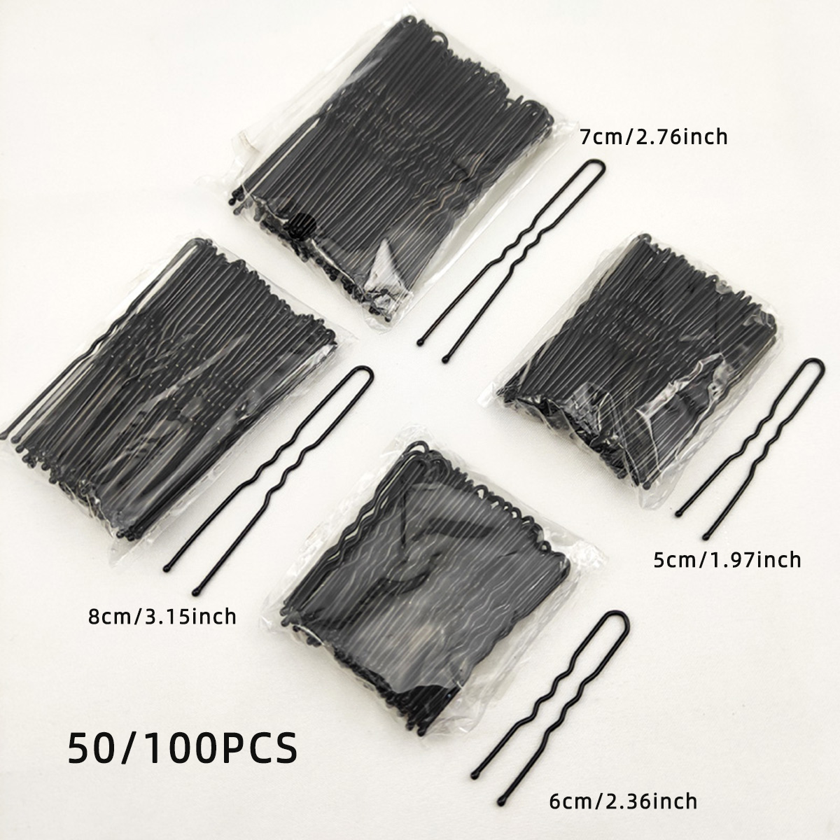 50/100 個女性 5/6/7/8 センチメートル髪波状  - Young Women'S Accessories のレビューと価格