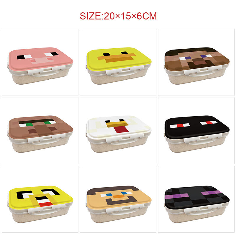 Minecrafted 3ピース日本風断熱ランチボックス、取 - Women'S Work Accessories のレビューと価格