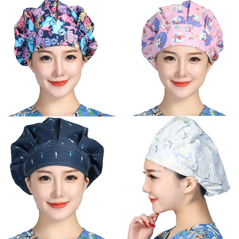 フワフワスクラブ帽子漫画プリント綿のプリント汗止めバンドキャ - Women'S Work Accessories のレビューと価格