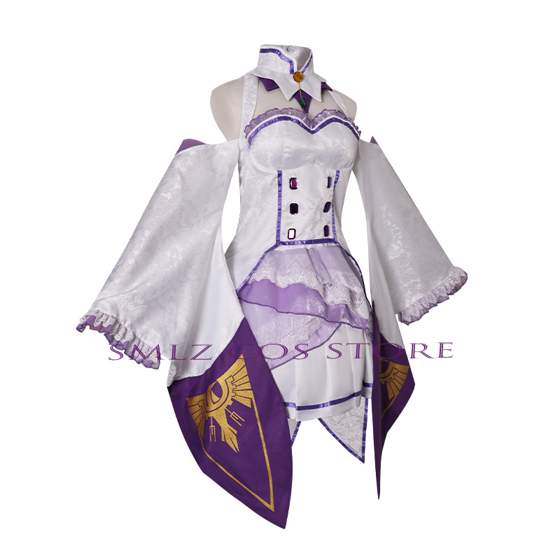 エミリアコスプレアニメ再ゼロカラハジメル異世界生活衣装白制服 - Women Accessories Products のレビューと価格