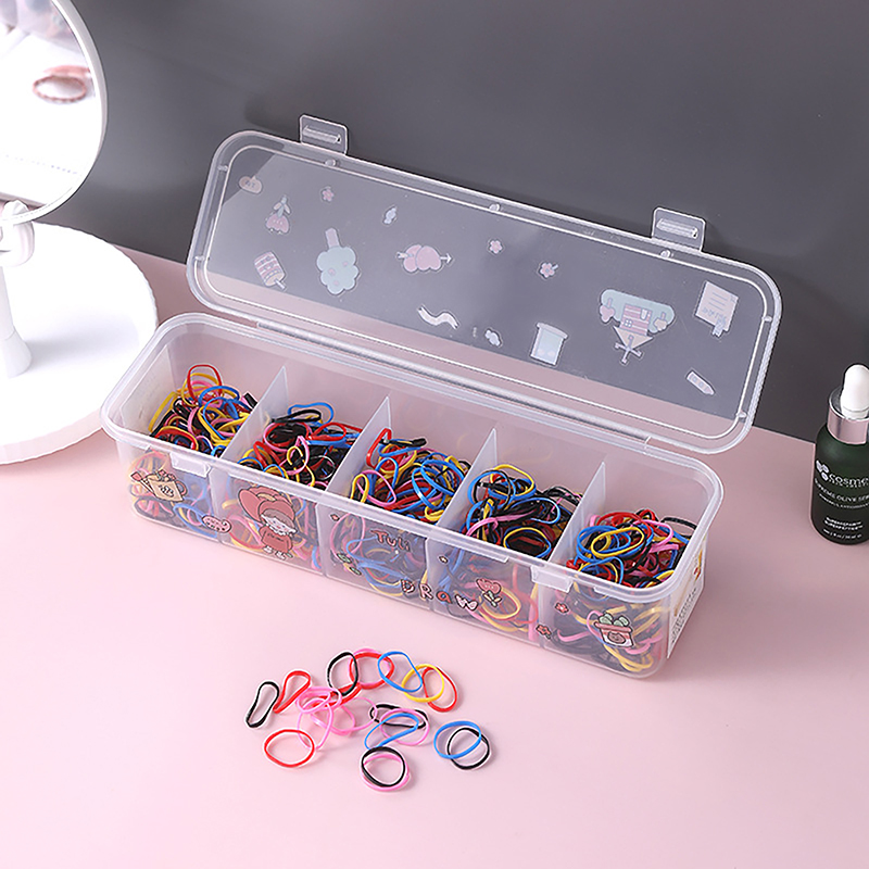 多機能5区画透明収納ボックス、女性用ヘアアクセサリー・ジュエ - Women Accessories List のレビューと価格