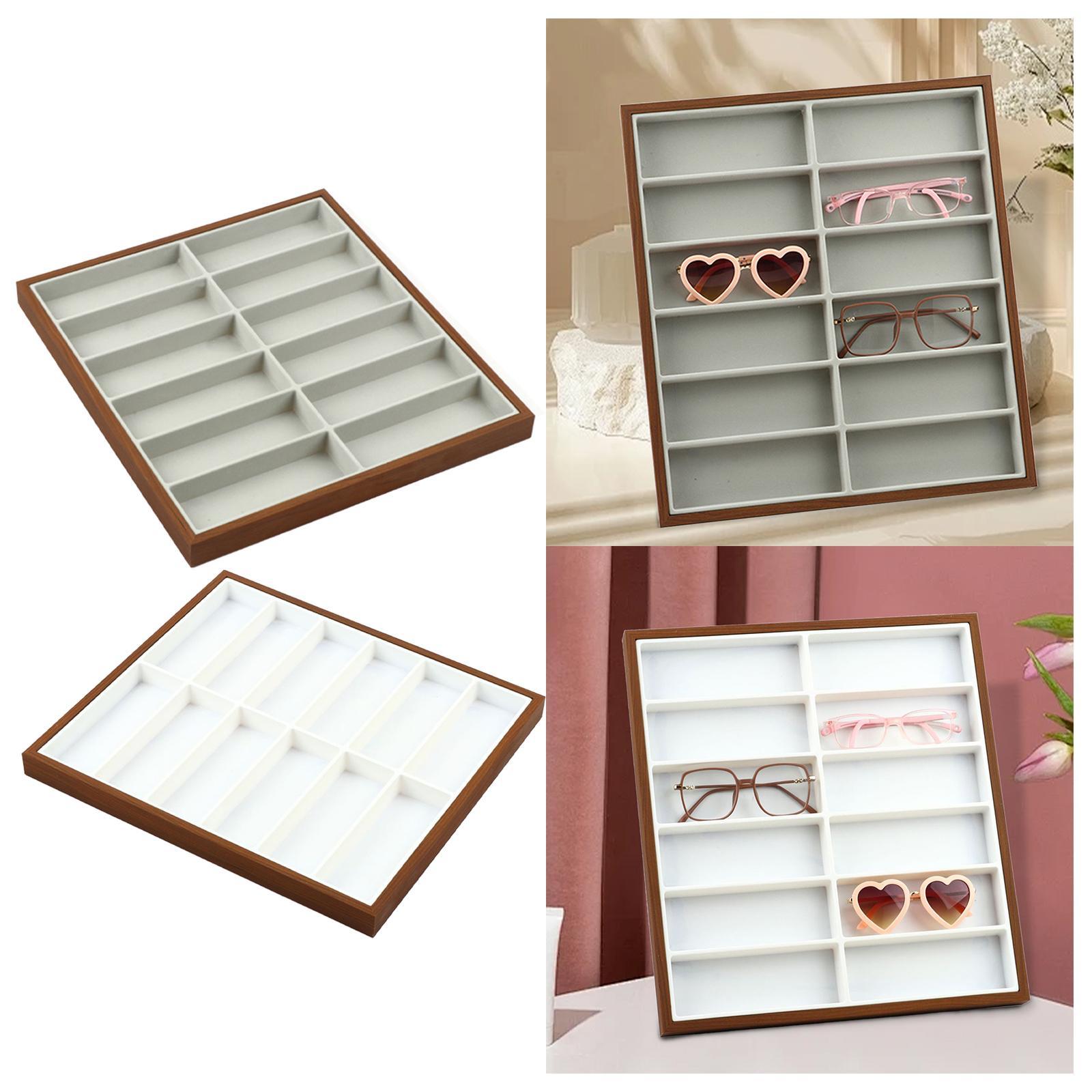 メガネディスプレイボックス 12スロット ショーケース メガ - Women Accessories Drawer のレビューと価格