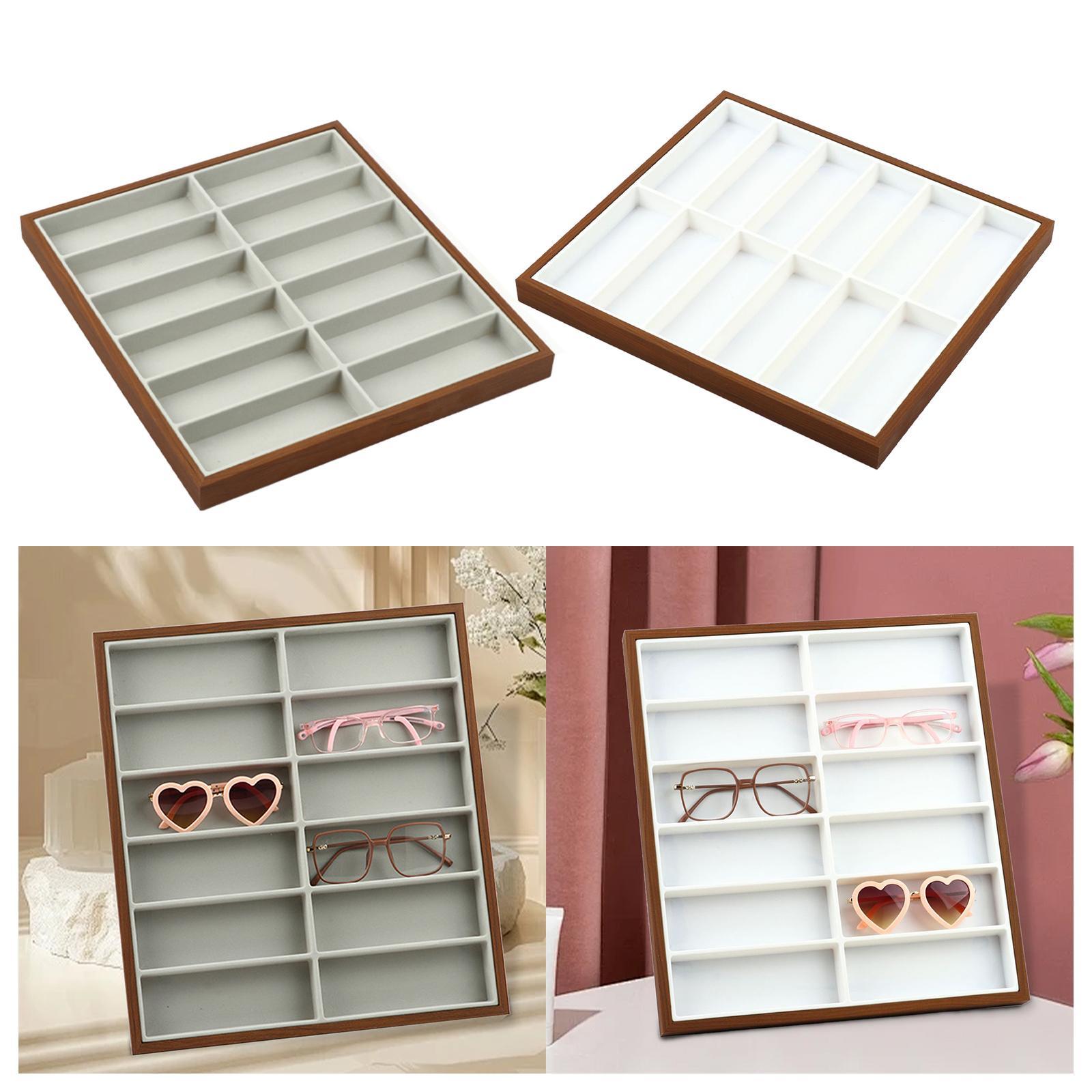 メガネディスプレイボックス 12スロット ショーケース メガ - Women Accessories Drawer のレビューと価格
