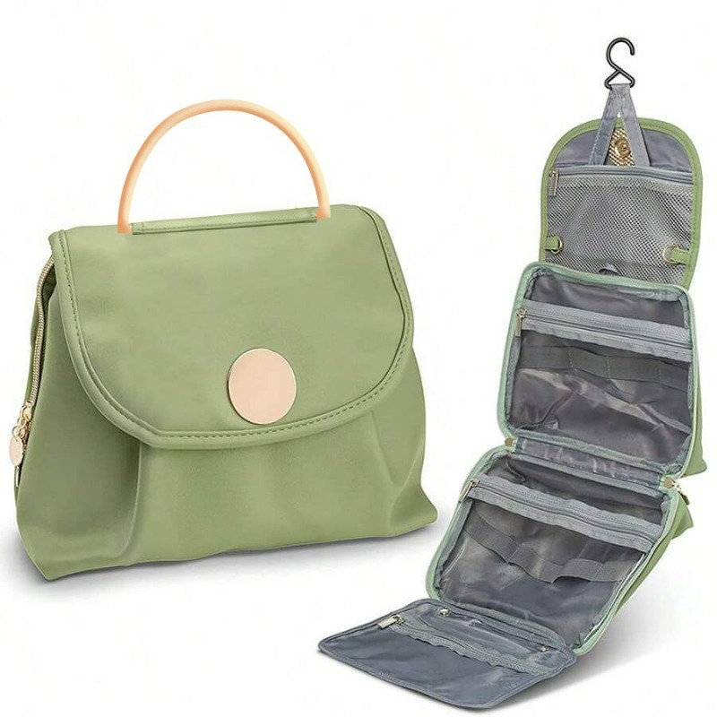 防水トイレタリーバッグ 女性用ハンギングトラベルオーガナイザ - Women Accessories List のレビューと価格