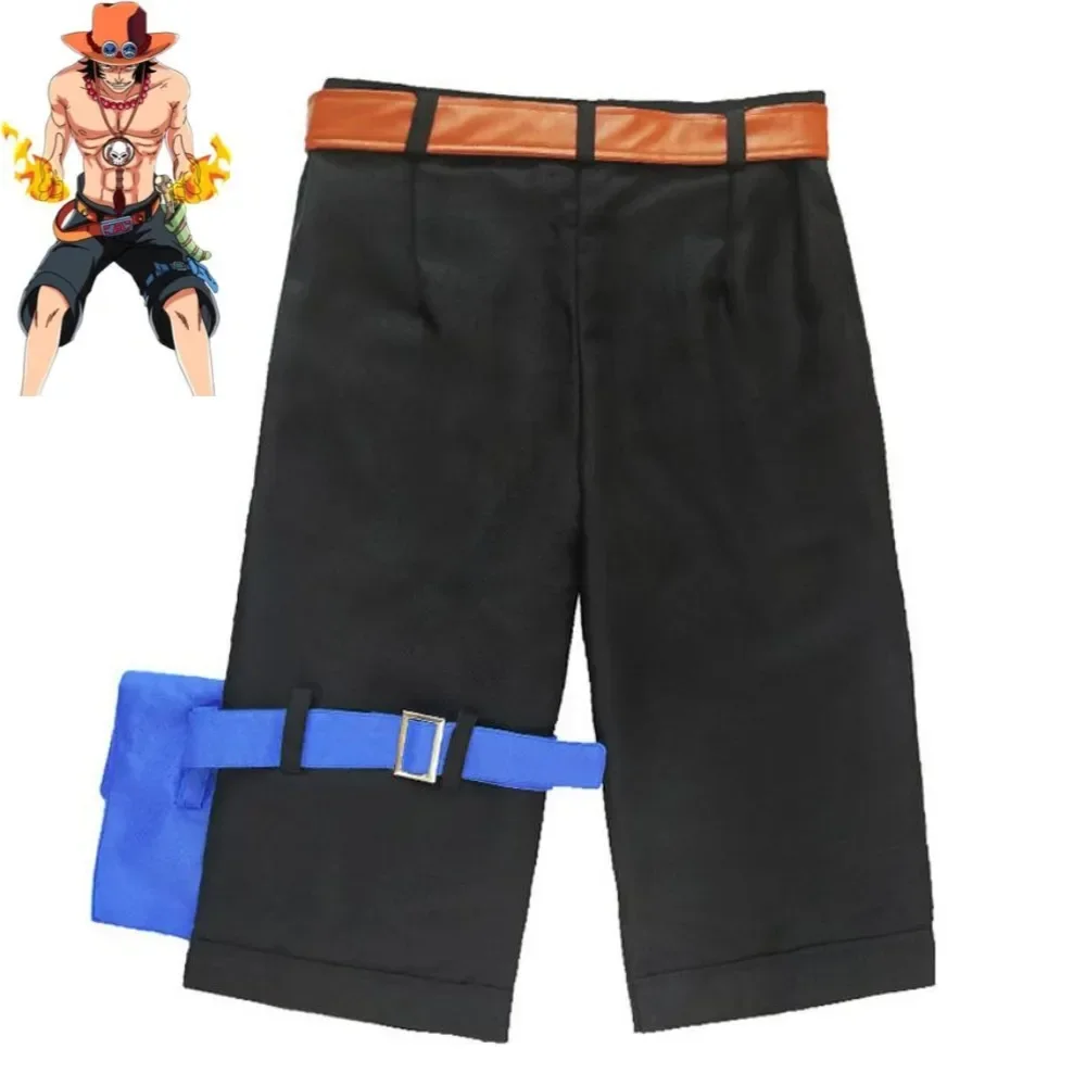 アニメポートガス·D·エースコスプレ衣装白ひげ海賊団黒ショー - Women Accessories Products のレビューと価格