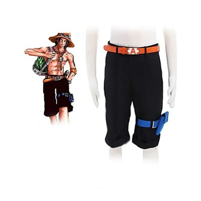 アニメポートガス·D·エースコスプレ衣装白ひげ海賊団黒ショー - Women Accessories Products のレビューと価格