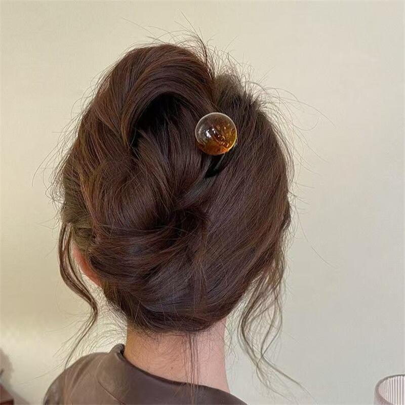 ファッションカラーパール U 字型ヘアスティックヘアピンヘア - Young Women'S Accessories のレビューと価格