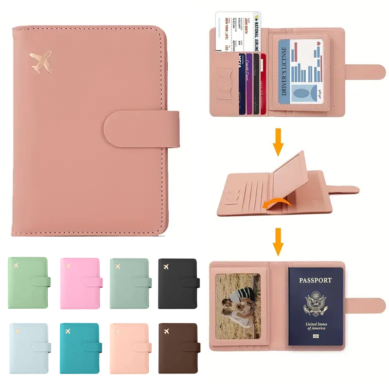 防水レザーパスポートホルダー かわいいバックル付き - 旅行 - Women Accessories List のレビューと価格