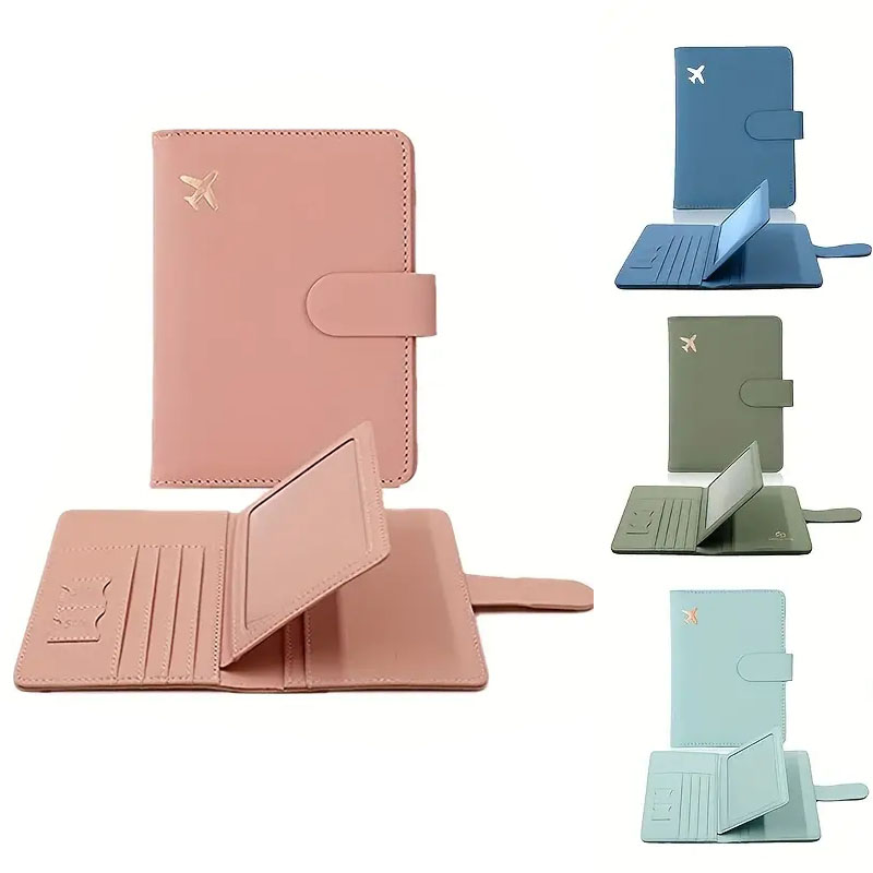 防水レザーパスポートホルダー かわいいバックル付き - 旅行 - Women Accessories List のレビューと価格