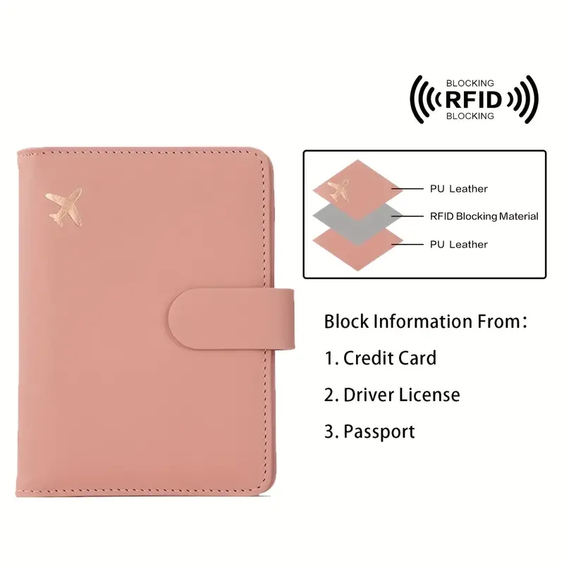 防水レザーパスポートホルダー かわいいバックル付き - 旅行 - Women Accessories List のレビューと価格