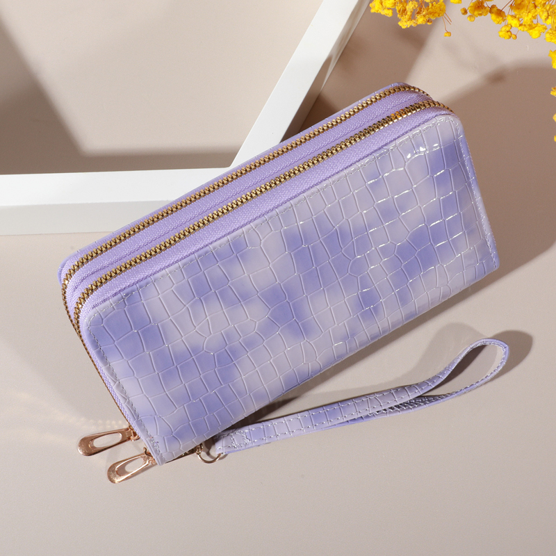 シックなヴィンテージ二層クラッチウォレット - レトロなジッ - Women Accessories List のレビューと価格