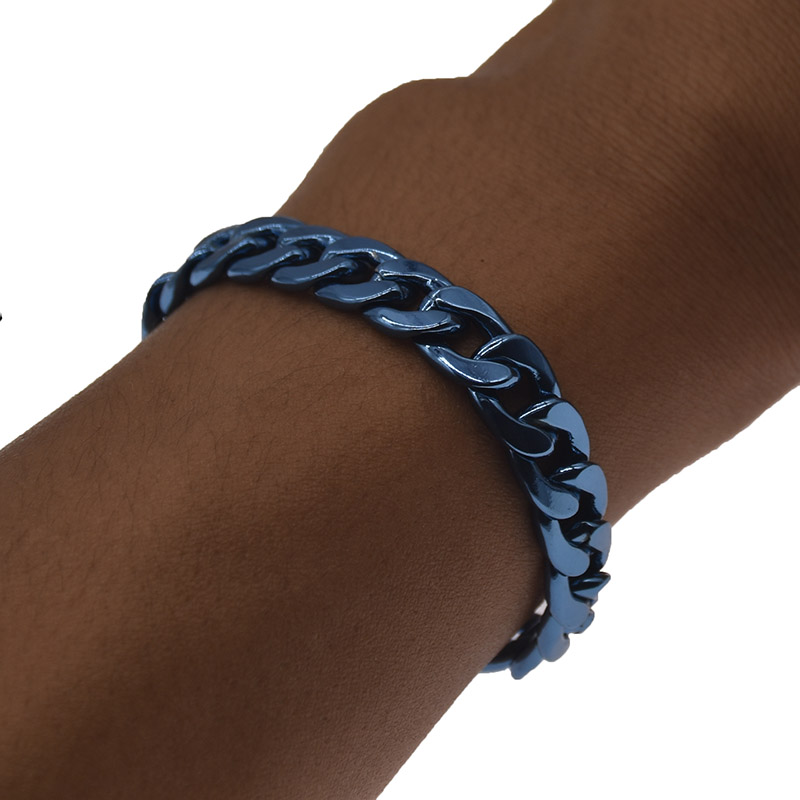 チェーン手メンズブレスレットキューバリンクブレスレット男性ア - Women Accessories Store のレビューと価格
