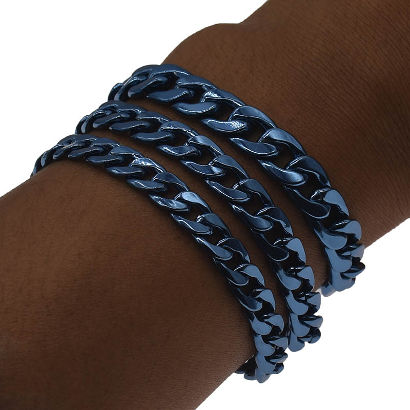 チェーン手メンズブレスレットキューバリンクブレスレット男性ア - Women Accessories Store のレビューと価格