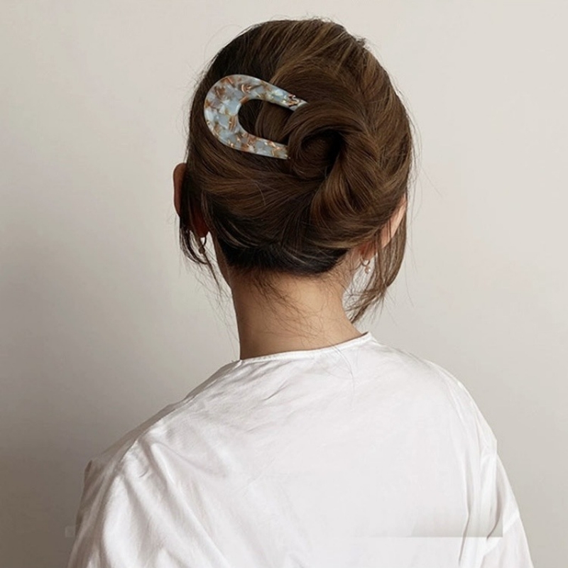 U字型ヘアピン 女性用 フレンチスタイル 二股ヘアピン ヴィ - Women Accessories Website のレビューと価格