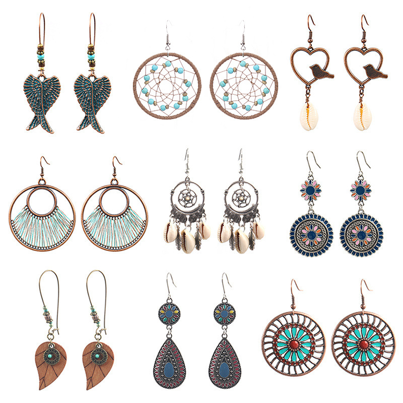 クロスボーダーAmazon人気イヤリングマルチピースセット、 - Women Accessories In Amazon のレビューと価格