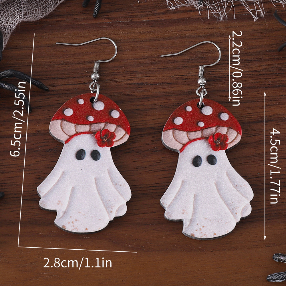 アマゾン越境新商品 ハロウィン 可愛いゴーストペンダントイヤ - Women Accessories In Amazon のレビューと価格