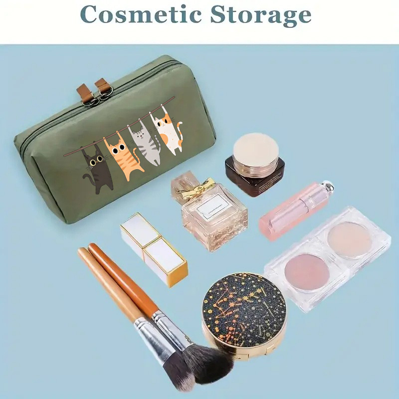 魅力的なトラベル用化粧ポーチ 女性用 コンパクト ジッパー付 - Women Accessories List のレビューと価格