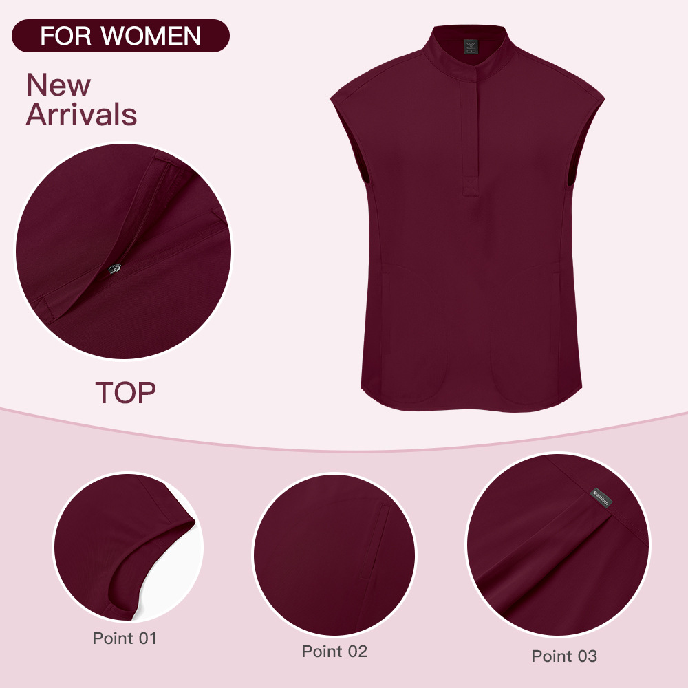医療服女性病院スクラブセット手術室看護作業服医師看護師外科ア - Women'S Work Accessories のレビューと価格