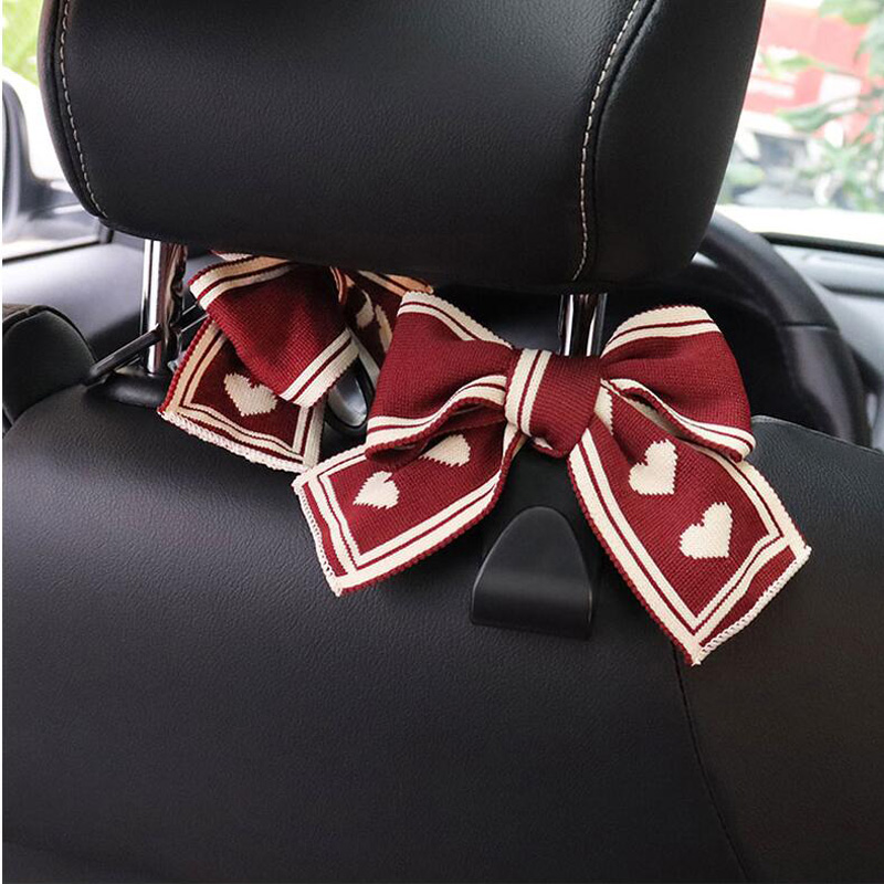 ユニバーサルボウノットカーフック、シートバック、車のヘッドレ - Women Accessories List のレビューと価格