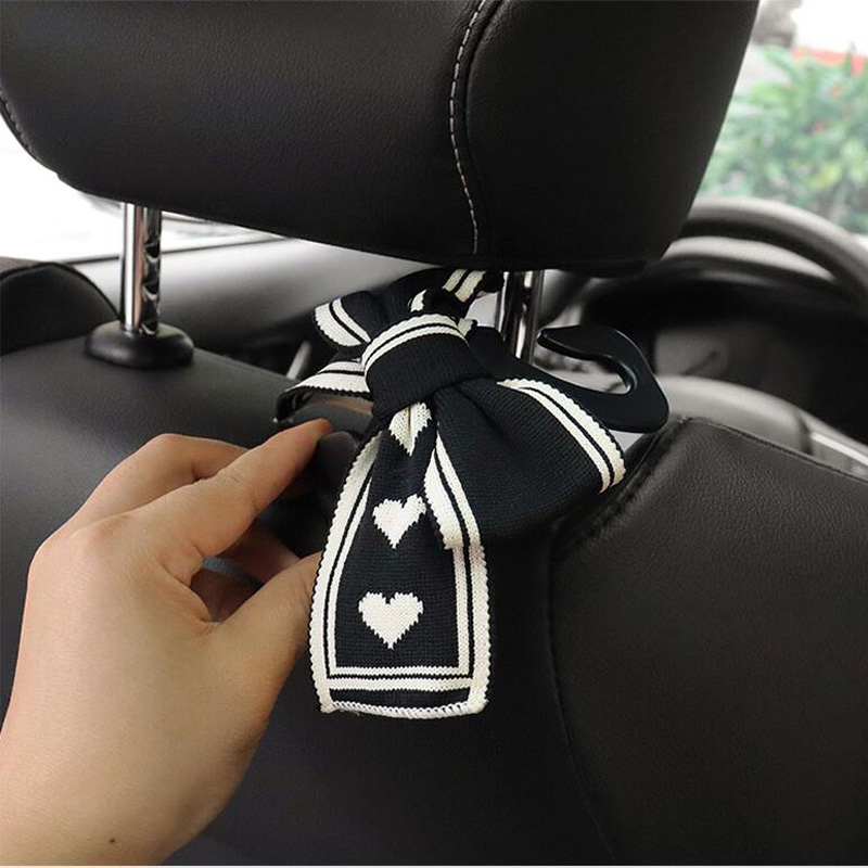 ユニバーサルボウノットカーフック、シートバック、車のヘッドレ - Women Accessories List のレビューと価格
